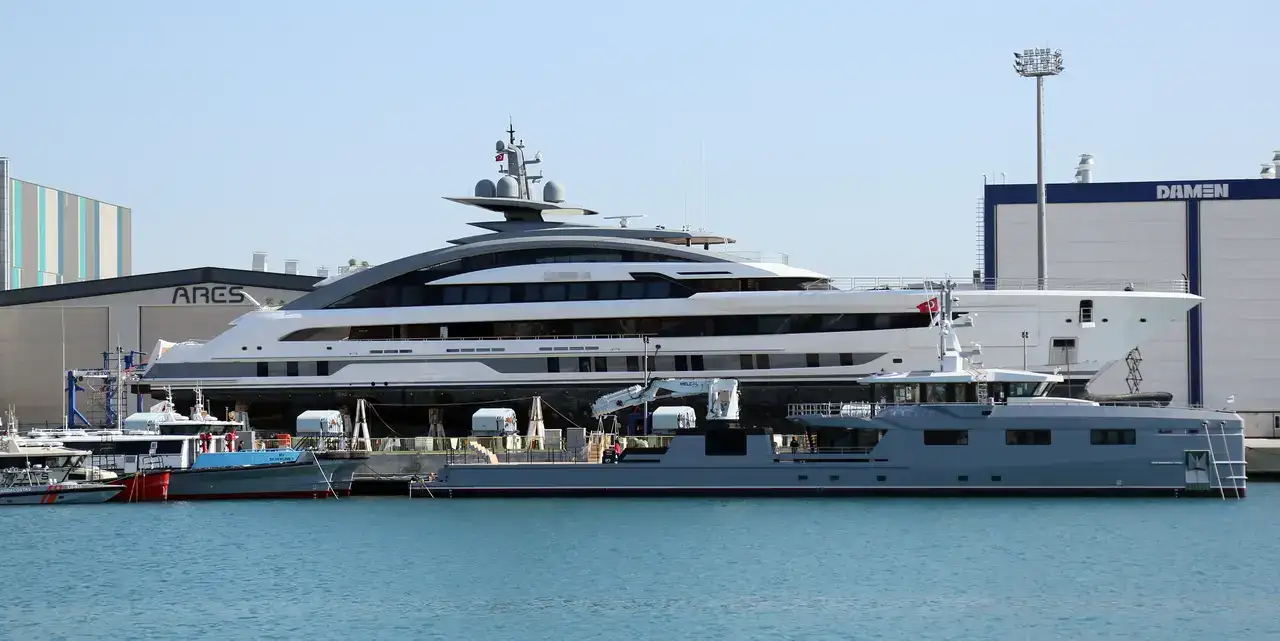 33 Milyon Dolarlık Trimaranlar Antalya'da Bakıma Girdi 6